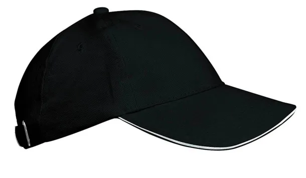 ORLANDO KIDS KIDS' 6 PANELS CAP - K-UP Black White