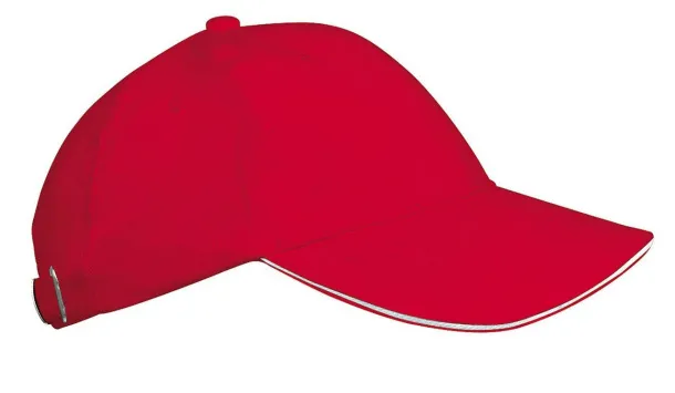 ORLANDO KIDS KIDS' 6 PANELS CAP - K-UP Red White