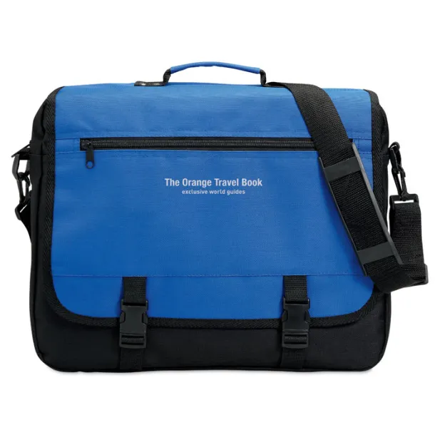 FLAPA 600D polyester document bag Royal blue