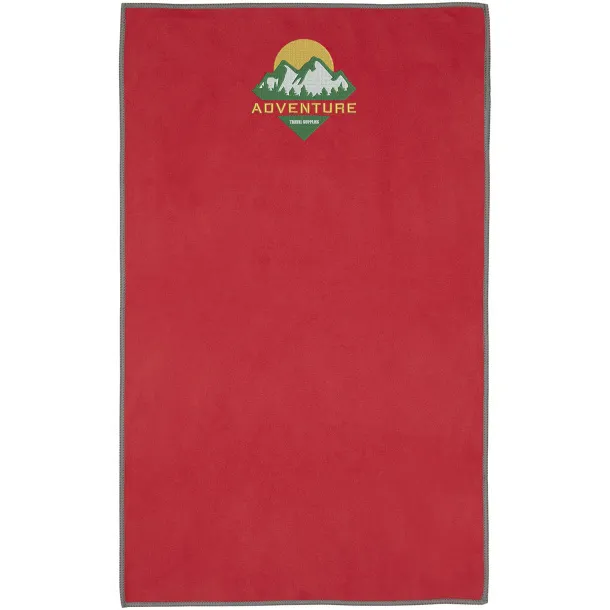 Pieter GRS ultra lightweight and quick dry towel 30x50 cm - Unbranded Red