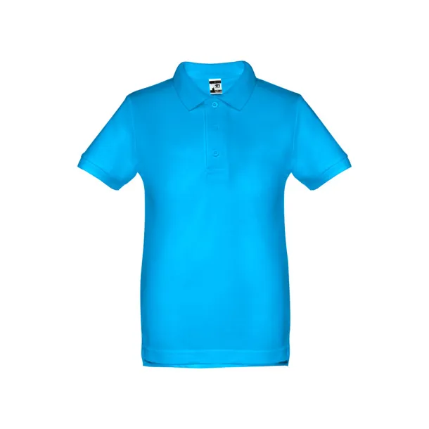 ADAM KIDS Children's polo shirt Acqua blue