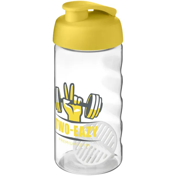 H2O Active Bop 500 ml shaker bottle - Unbranded Yellow White