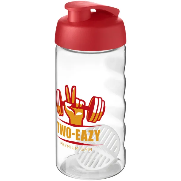 H2O Active Bop 500 ml shaker bottle - Unbranded Red White