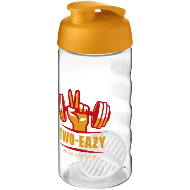 H2O Active Bop 500 ml shaker bottle - Unbranded Orange White