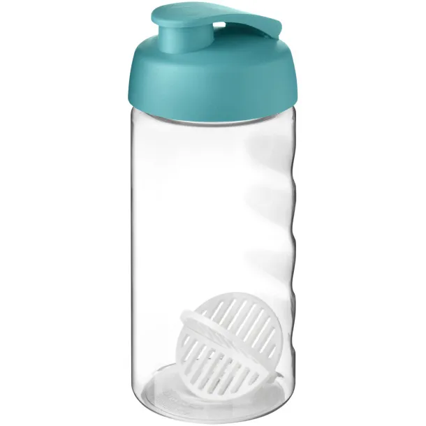 H2O Active Bop 500 ml shaker bottle Aqua blue White