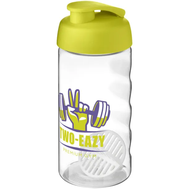 H2O Active Bop 500 ml shaker bottle Lime White