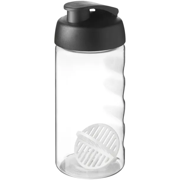 H2O Active Bop 500 ml shaker bottle - Unbranded Solid black White