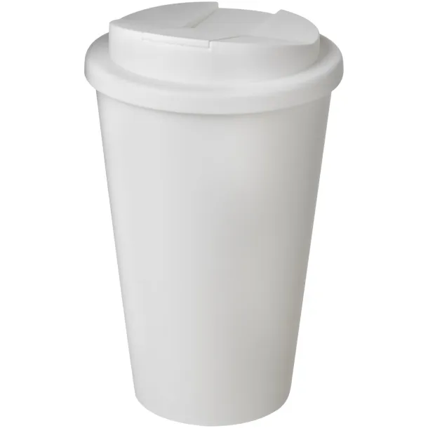 Americano® 350 ml tumbler with spill-proof lid - Unbranded White