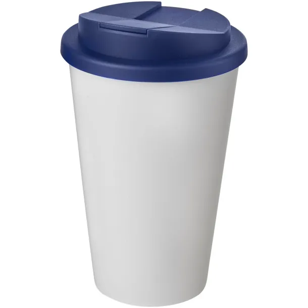 Americano® 350 ml tumbler with spill-proof lid - Unbranded White Blue