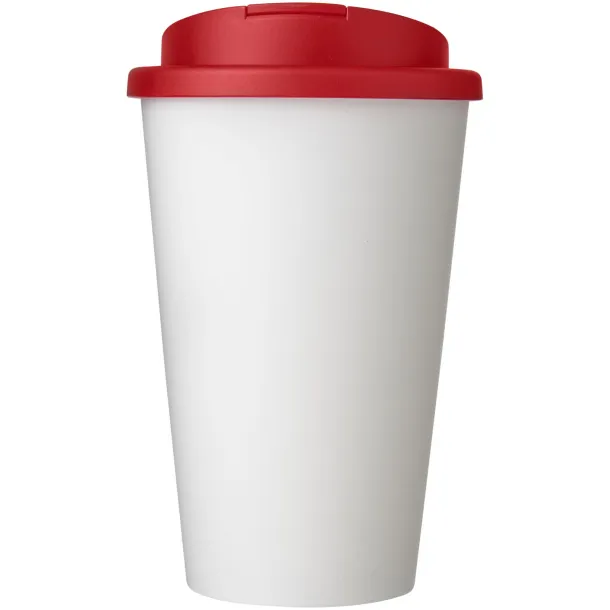 Americano® 350 ml tumbler with spill-proof lid - Unbranded White Red