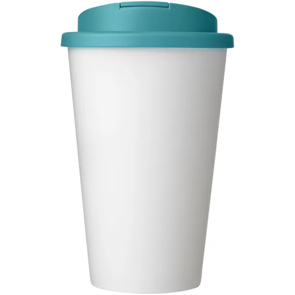 Americano® 350 ml tumbler with spill-proof lid - Unbranded White Aqua