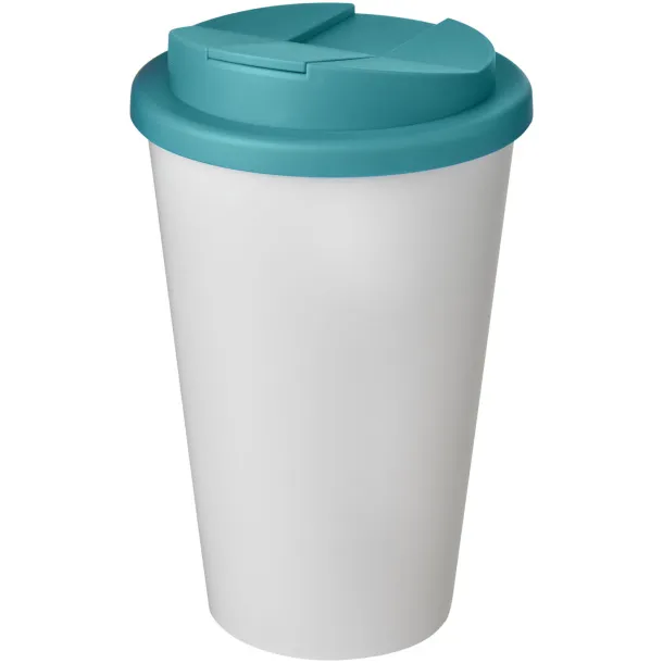 Americano® 350 ml tumbler with spill-proof lid - Unbranded White Aqua