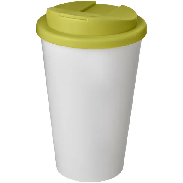 Americano® 350 ml tumbler with spill-proof lid - Unbranded White Lime