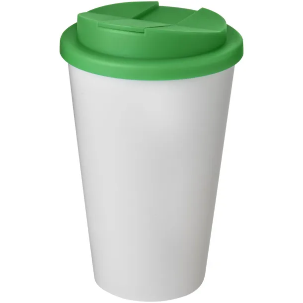 Americano® 350 ml tumbler with spill-proof lid - Unbranded White Green