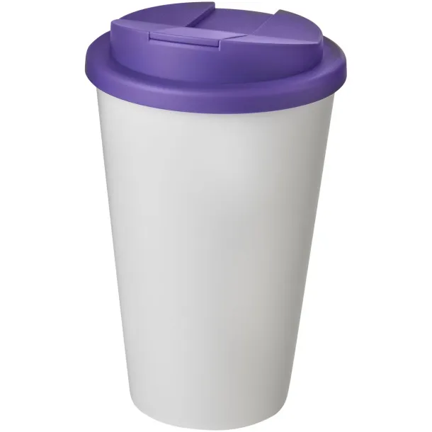 Americano® 350 ml tumbler with spill-proof lid - Unbranded White Purple