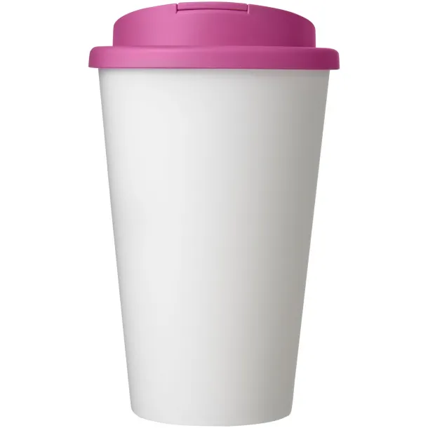 Americano® 350 ml tumbler with spill-proof lid - Unbranded White Magenta