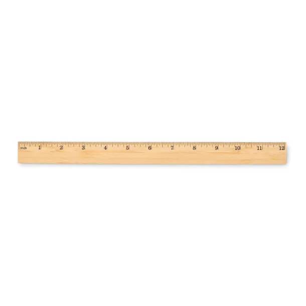 BARIS Ruler in bamboo 30 cm Wood