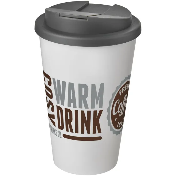 Americano® 350 ml tumbler with spill-proof lid White Grey