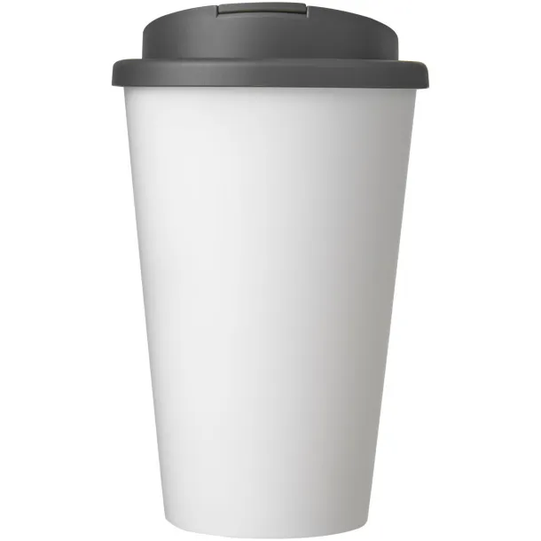 Americano® 350 ml tumbler with spill-proof lid - Unbranded White Grey