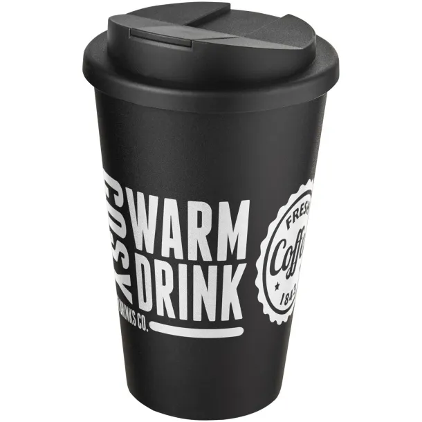 Americano® 350 ml tumbler with spill-proof lid Solid black