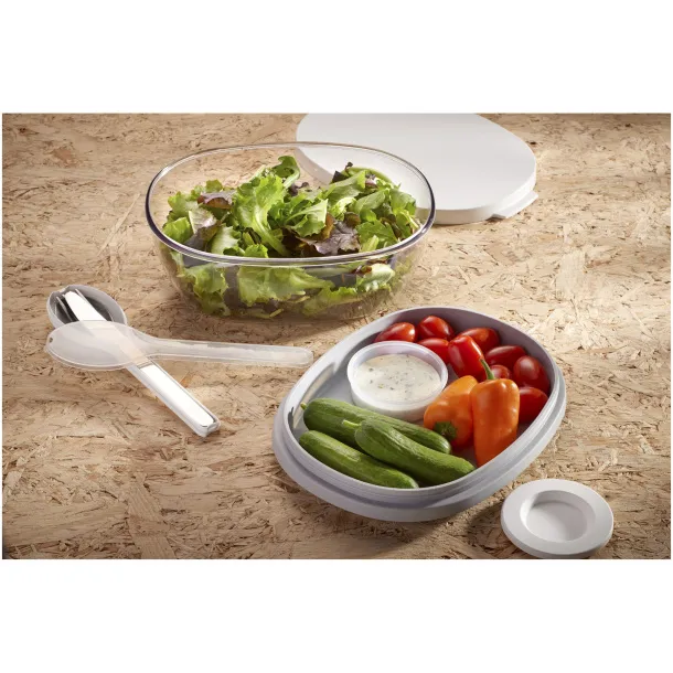 Ellipse salad box - Mepal White