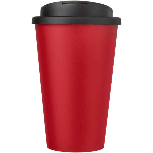 Americano® 350 ml tumbler with spill-proof lid Red Solid black