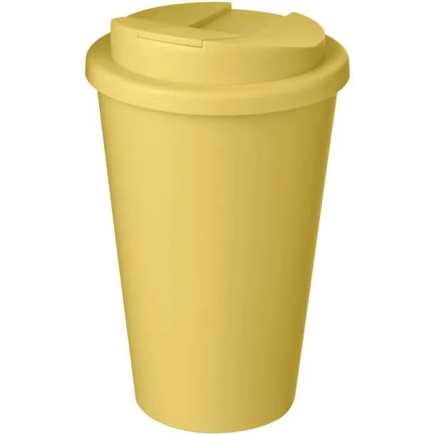 Americano® 350 ml tumbler with spill-proof lid - Unbranded Yellow