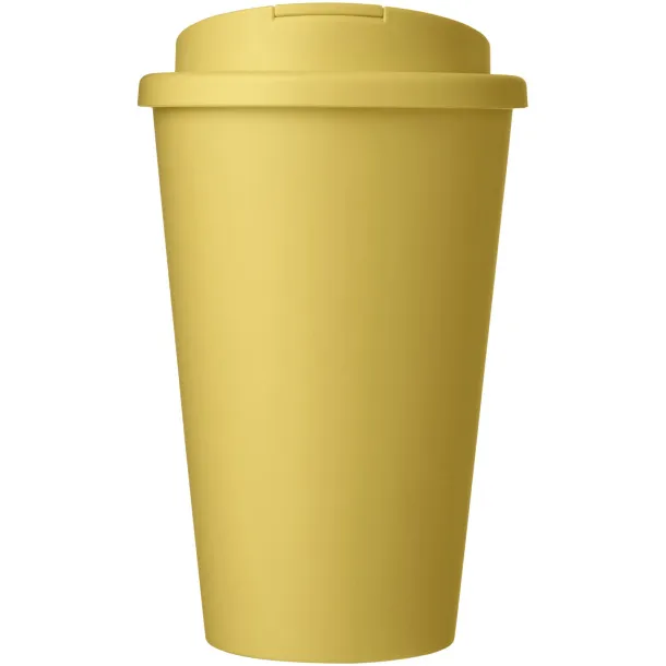 Americano® 350 ml tumbler with spill-proof lid - Unbranded Yellow