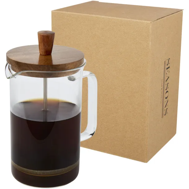 Ivorie 600 ml coffee press - Seasons White Wood