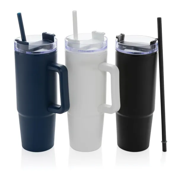  Tana RCS recyled plastic tumbler with handle 900ML - XD Collection blue 