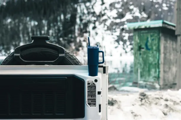  Tana šalica s ručkom od RCS reciklirane plastike, 900 ml - XD Collection navy