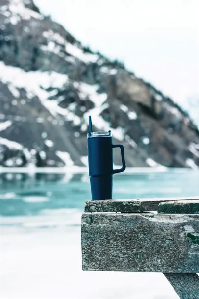  Tana šalica s ručkom od RCS reciklirane plastike, 900 ml - XD Collection navy