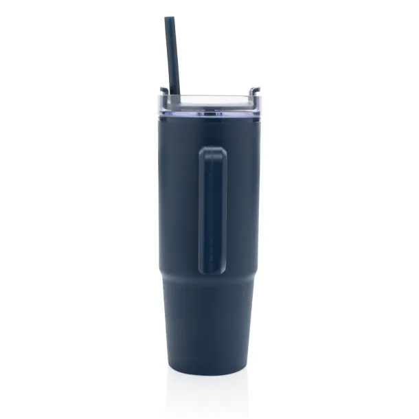  Tana RCS recyled plastic tumbler with handle 900ML - XD Collection blue 