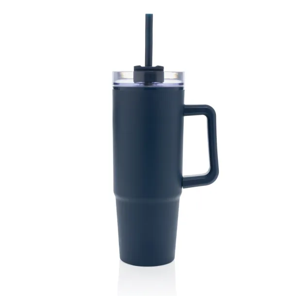  Tana RCS recyled plastic tumbler with handle 900ML - XD Collection blue 