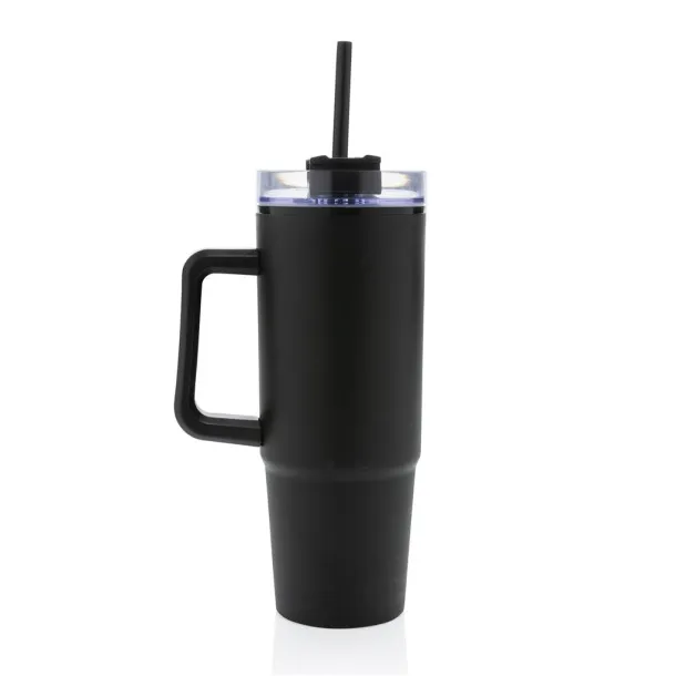  Tana RCS recyled plastic tumbler with handle 900ML - XD Collection Black 