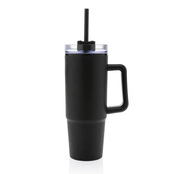  Tana RCS recyled plastic tumbler with handle 900ML - XD Collection Black 