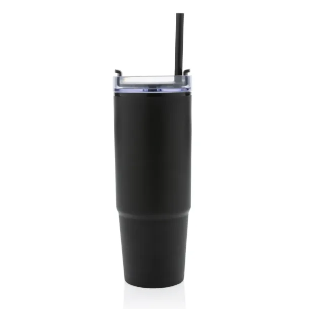  Tana RCS recyled plastic tumbler with handle 900ML - XD Collection Black 