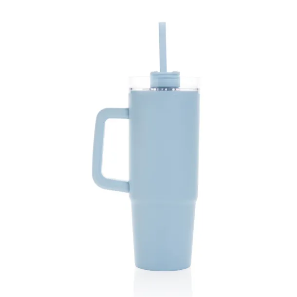  Tana RCS recyled plastic tumbler with handle 900ML - XD Collection light blue 