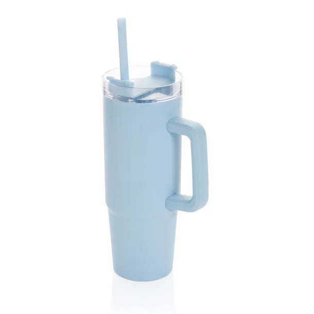  Tana RCS recyled plastic tumbler with handle 900ML - XD Collection light blue 