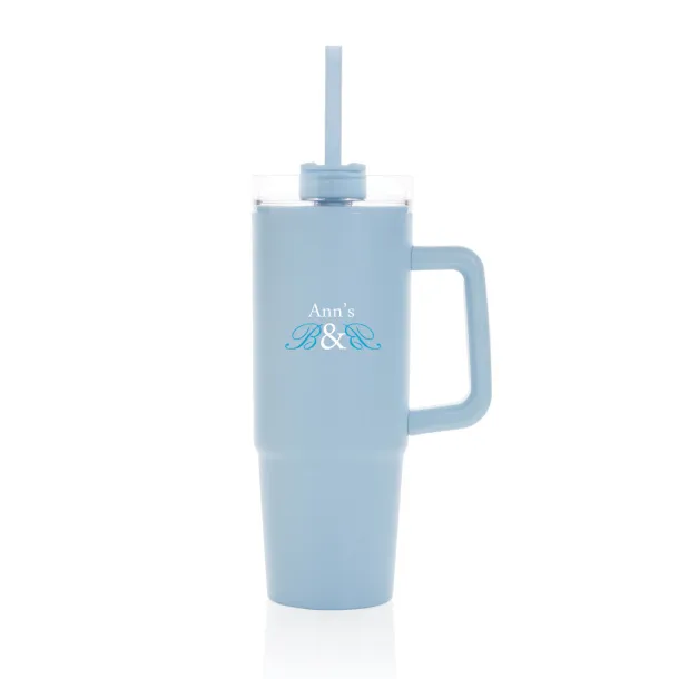  Tana RCS recyled plastic tumbler with handle 900ML - XD Collection light blue 