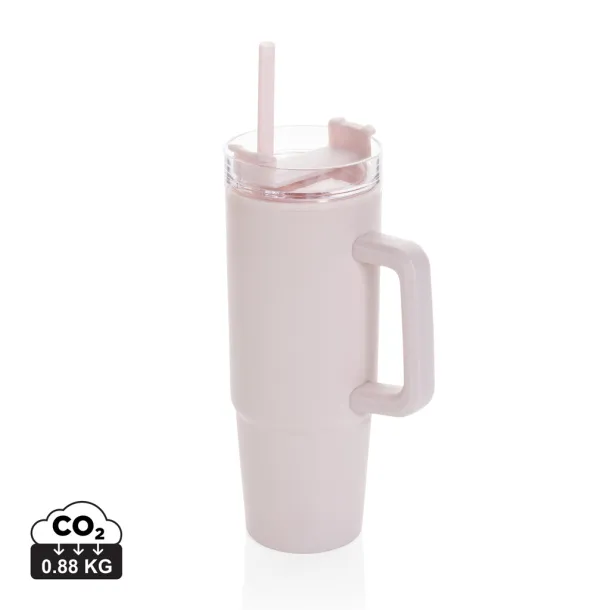  Tana RCS recyled plastic tumbler with handle 900ML - XD Collection pink 