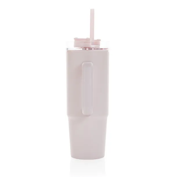  Tana RCS recyled plastic tumbler with handle 900ML - XD Collection pink 