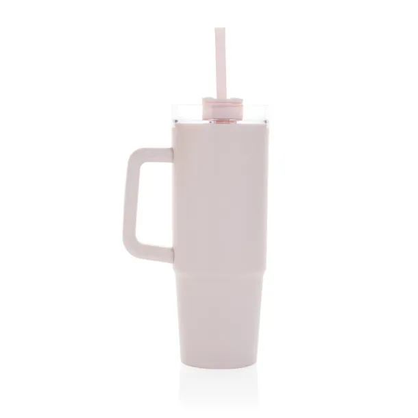  Tana RCS recyled plastic tumbler with handle 900ML - XD Collection pink 