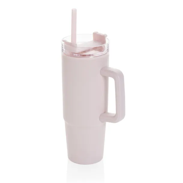  Tana RCS recyled plastic tumbler with handle 900ML - XD Collection pink 