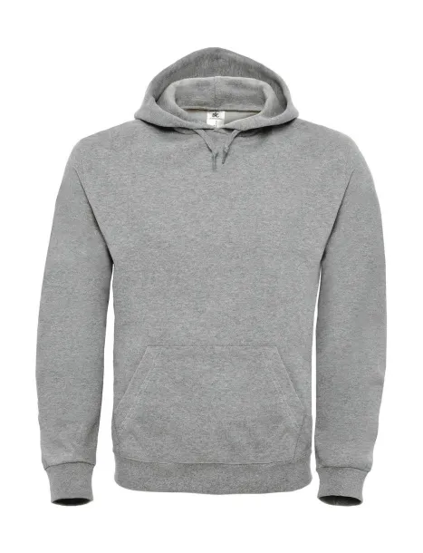  Hoodie bogat pamukom - B&C Heather Grey