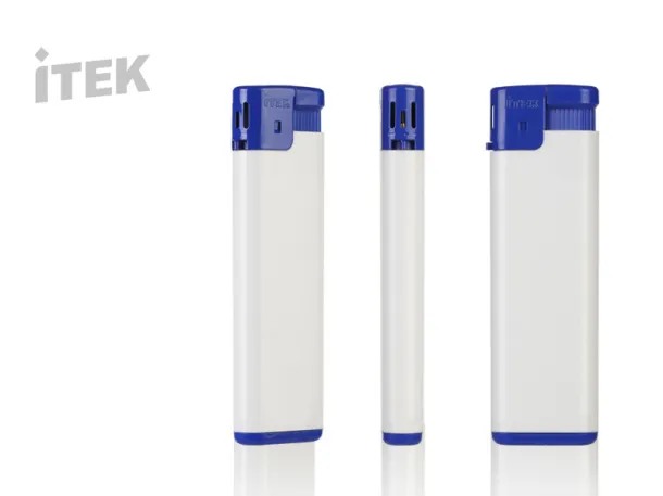 FRESH electronic plastic lighter - ITEK Blue