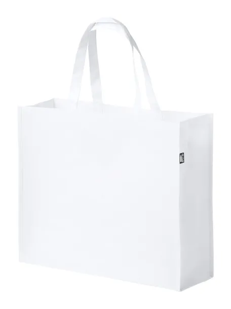 Laster shopping bag White