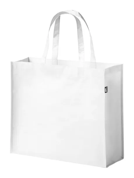 Laster shopping bag White