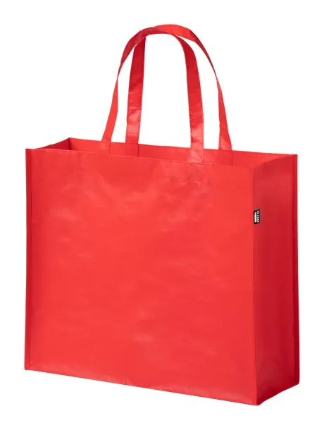 Laster torba za kupovinu - 100 g/m² Crvena