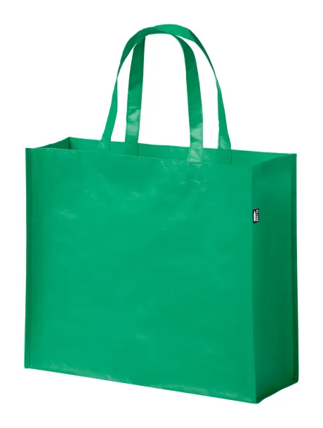 Laster shopping bag Green